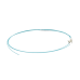 Pigtail de Fibra Óptica LC Simplex, Multimodo OM4 XGLO 50/125, OFNR, Color Aqua, 1 Metro (3.28 Pies)