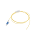 Pigtail de Fibra Óptica LC/UPC Simplex, Monomodo OS1/OS2 XGLO, OFNR, Color Amarillo, 1 Metro (3.28 Pies)