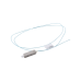 Pigtail de Fibra Óptica SC Simplex, Multimodo OM3 XGLO 50/125, OFNR, Color Aqua, 1 Metro (3.28 Pies)