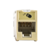 Jack Ultramax Cat6A, UTP, Montaje Híbrido en Placa de Pared (Plano y Angulado), Color Marfil, Punch Down