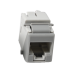 Jack Ultramax Cat6A, UTP, Tipo Keystone, Color Gris, Punch Down