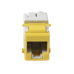 Jack Ultramax Cat6a, Utp, Tipo Keystone, Color Amarillo, Punch Down