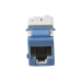 Jack Ultramax Cat6a, Utp, Tipo Keystone, Color Azul, Punch Down