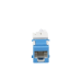 Jack Ultramax Cat6a, Utp, Tipo Keystone, Color Azul, Punch Down