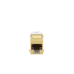 Jack UltraMAX Cat6A, UTP, Tipo Keystone, Color Marfil, Punch Down