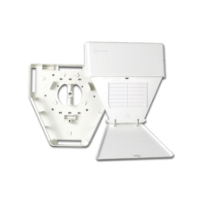 Salida Multiusuario de Telecomunicaciones (MUTOA), con tornillos de montaje y cinta adhesiva, acepta 6 acopladores CT, color blanco