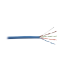 Bobina de Cable UTP de 4 pares, Cat5e, PVC (CMR, Riser), Color Azul, 24 AWG, 305m