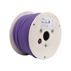 Bobina de Cable Blindado F/UTP de 4 Pares, Z-MAX, Cat6A, Soporte de Aplicaciones 10GBase-T, LS0H (Libre de Gases Toxicos), Color Violeta, 305 Metros (1000 Pies) Bobina de Cable Blindado F/UTP de 4 Pares, Z-MAX, Cat6A, Soporte de Aplicaciones 10GBase-T, LS0H (Libre de Gases Toxicos), Color Violeta, 305 Metros (1000 Pies)