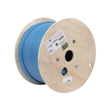 Bobina de Cable Blindado F/UTP de 4 Pares, Z-MAX, Cat6A, Soporte de Aplicaciones 10GBase-T, CMR (Riser), Color Azul, 305 Metros (1000 Pies) Bobina de Cable Blindado F/UTP de 4 Pares, Z-MAX, Cat6A, Soporte de Aplicaciones 10GBase-T, CMR (Riser), Color Azul, 305 Metros (1000 Pies)