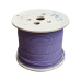 Bobina de Cable Blindado S/FTP de 4 Pares, Cat7A, Inmune a Ruido e Interferencias, LS0H (Bajo Humo, Cero Halógenos), Color Violeta, 305 Metros (1000 Pies)