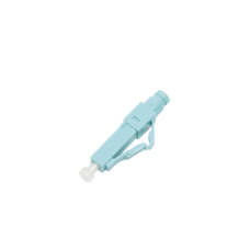 Conector de Fibra Óptica Pre-Pulido LightBow LC Simplex, Multimodo 50/125 (OM3/OM4), Re-Terminable, Color Aqua