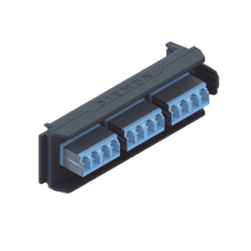 Placa Acopladora LightVerse, 6 Conectores Dúplex LC/UPC Shuttered, Acepta hasta 12 Fibras Monomodo Placa Acopladora LightVerse, 6 Conectores Dúplex LC/UPC Shuttered, Acepta hasta 12 Fibras Monomodo