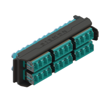 Placa Acopladora LightVerse, 12 Conectores Dúplex LC/UPC, Acepta hasta 24 Fibras Multimodo OM3 y OM4 (No Shuttered) Placa Acopladora LightVerse, 12 Conectores Dúplex LC/UPC, Acepta hasta 24 Fibras Multimodo OM3 y OM4 (No Shuttered)