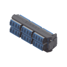 Placa Acopladora LightVerse, 12 Conectores Dúplex LC/UPC Shuttered, Acepta hasta 24 Fibras Monomodo Placa Acopladora LightVerse, 12 Conectores Dúplex LC/UPC Shuttered, Acepta hasta 24 Fibras Monomodo