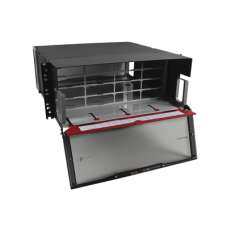 Distribuidor de Fibra Óptica de Alta Densidad LigthVerse *Pro* Para Rack de 48.26 cm (19 Pulgadas), Acepta 16 Placas Plug and Play, Hasta 384 Fibras, 4 UR