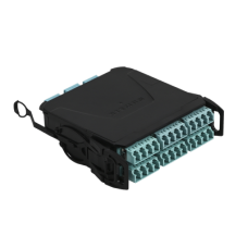 Módulo Plug & Play LightVerse, Hasta 24 Fibras, Base 8 Hembra, Shuttered LC/UPC para Fibra Multimodo OM4, UL Loss