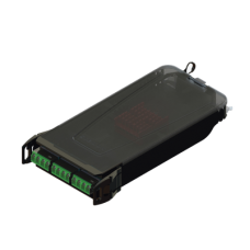 Cassette para Empalme (Fusión) LightVerse, Hasta 12 Fibras, Conectores LC/APC Shuttered, para Fibra Monomodo, 900um, 1 Metro (3.28 Pies)