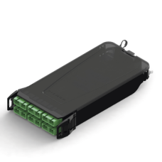 Cassette para Empalme (Fusión) LightVerse, Hasta 12 Fibras, Conectores SC/APC Shuttered, para Fibra Monomodo, 900um, 1 Metro (3.28 Pies)