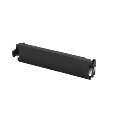 Placa adaptadora Quick-Pack, Ciega, Color Negro