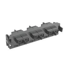 Placa Acopladora de Fibra Óptica Quick-Pack, Con 3 Conectores SC Duplex (6 Fibras), Negro Placa Acopladora de Fibra Óptica Quick-Pack, Con 3 Conectores SC Duplex (6 Fibras), Negro