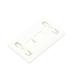 Placa de Pared Modular 10G MAX de 2 Salidas, Color Blanco