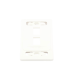 Placa de Pared Modular 10G MAX de 2 Salidas, Color Blanco