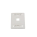 Placa de Pared Modular MAX, de 1 Salida, Color Blanco