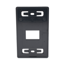 Placa de Pared Modular MAX, de 2 Salida, Color Negro Placa de Pared Modular MAX, de 2 Salida, Color Negro