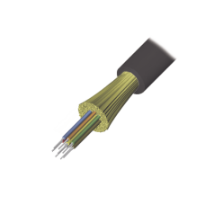 Cable de Fibra Óptica de 6 Hilos, Interior/Exterior, Tight Buffer, No Conductiva (Dieléctrica), LS0H, Multimodo OM4 50/125 Optimizada, 1 Metro (3.28 Pies)