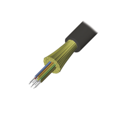 Cable de Fibra Óptica de 12 Hilos, Interior/Exterior, Tight Buffer, No Conductiva (Dieléctrica), Plenum, Monomodo OS2, 1 Metro (3.28 Pies)
