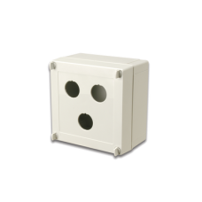 Caja industrial de conexión (Ruggedized), de 3 puertos de cobre o fibra, con protección IP66/IP67 (NEMA 4X)