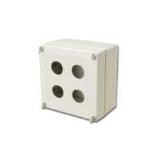 Caja industrial de conexión (Ruggedized), de 4 puertos de cobre o fibra, con protección IP66/IP67 (NEMA 4X)