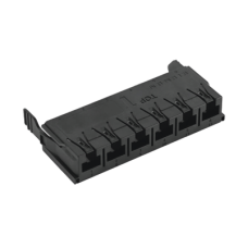 Copper, Adapter Plate, Lightverse Combo, Empty, UTP, 6 Port, Black