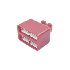 Clip de Puente, Para Uso con Regletas S66 de Siemon, de 1 par, Color Rojo