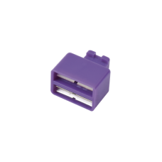 Clip de Puente, Para Uso con Regletas S66, de 1 par, Color Violeta