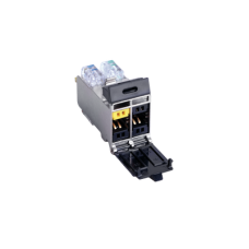 Jack Tera Categoría 7A, con Puerta Protectora, para Aplicaciones de Servicios Compartidos, Color Negro