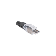 Plug TERA de 4 Pares, Compatible con Cable Multifilar de 0.48 mm (26 AWG) S/FTP y F/FTP, Color Negro Plug TERA de 4 Pares, Compatible con Cable Multifilar de 0.48 mm (26 AWG) S/FTP y F/FTP, Color Negro