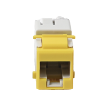 Jack UltraMAX Cat5e, UTP, Tipo Keystone, Color Amarillo, Punch Down