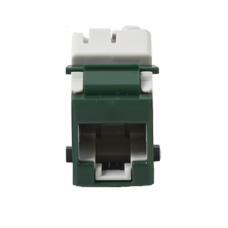Jack Ultramax Cat5e, UTP, Tipo Keystone, Color Verde, Punch Down