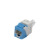 Jack UltraMAX Cat6, UTP, Tipo Keystone, Color Azul, Punch Down