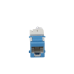 Jack UltraMAX Cat6, UTP, Tipo Keystone, Color Azul, Punch Down