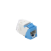 Jack Ultramax Cat6a, Utp, Tipo Keystone, Color Azul, Punch Down