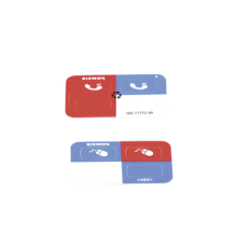 Icono Ultramax para Identificación de Jacks, Color Azul, Bolsa con 100 Piezas