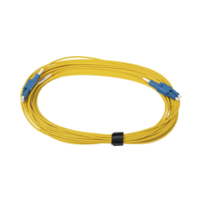 Jumper de Fibra Óptica BladePatch Monomodo OS1/2, XGLO, Riser, LC/UPC-LC/UPC Duplex, OFNR, Color Amarillo, 10 Metros
