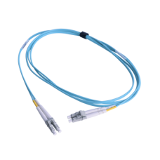 Jumper de Fibra Óptica Multimodo 50/125 OM3 XGLO, LC-LC Duplex, OFNR, Color Aqua, 1 Metro (3.28 Pies) Jumper de Fibra Óptica Multimodo 50/125 OM3 XGLO, LC-LC Duplex, OFNR, Color Aqua, 1 Metro (3.28 Pies)