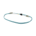 Jumper de Fibra Óptica Multimodo 50/125 OM3 XGLO, LC-LC Duplex, OFNR, Color Aqua, 1 Metro (3.28 Pies)