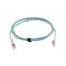 Jumper de Fibra Óptica Multimodo 50/125 XGLO OM3, LC-LC Duplex, OFNR, Color Aqua, 5 Metros (16.40 Pies) Jumper de Fibra Óptica Multimodo 50/125 XGLO OM3, LC-LC Duplex, OFNR, Color Aqua, 5 Metros (16.40 Pies)