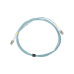 Jumper de Fibra Óptica Multimodo 50/125 XGLO OM3, LC-LC Duplex, OFNR, Color Aqua, 5 Metros (16.40 Pies)