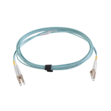 Jumper de Fibra Óptica Multimodo 50/125 XGLO OM4, LC-LC Duplex, OFNR, Color Aqua, 1 Metro (3.28 Pies) Jumper de Fibra Óptica Multimodo 50/125 XGLO OM4, LC-LC Duplex, OFNR, Color Aqua, 1 Metro (3.28 Pies)