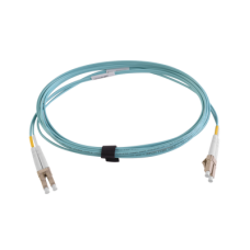 Jumper de Fibra Óptica Multimodo 50/125 XGLO OM4, LC-LC Duplex, OFNR, Color Aqua, 5 Metros (16.40 Pies) Jumper de Fibra Óptica Multimodo 50/125 XGLO OM4, LC-LC Duplex, OFNR, Color Aqua, 5 Metros (16.40 Pies)